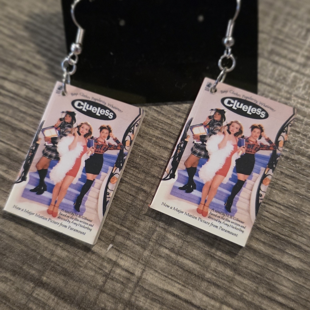 Clueless Movie Poster Earrings